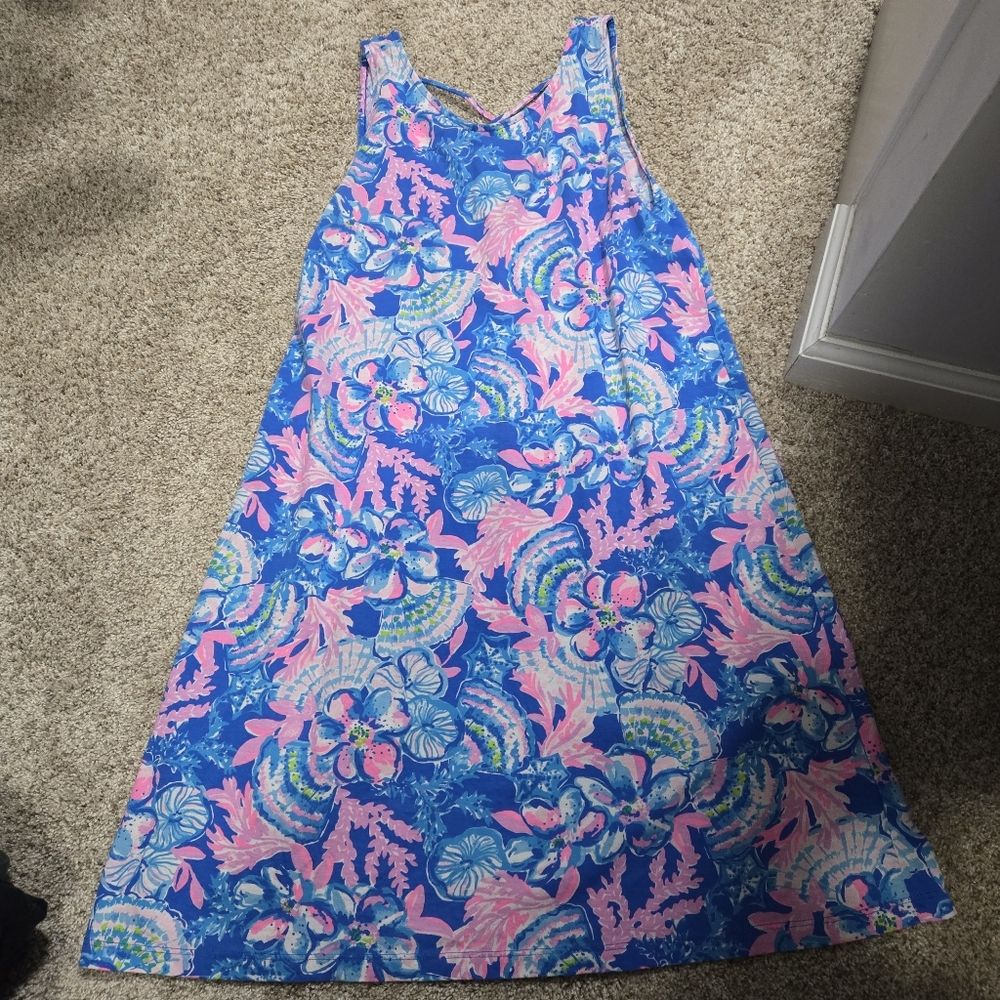 Vibrant Floral Sleeveless Dress